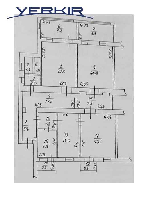Квартиры Код 2+405248