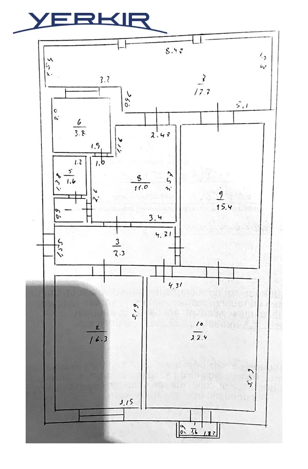 Квартиры Код 3+307652