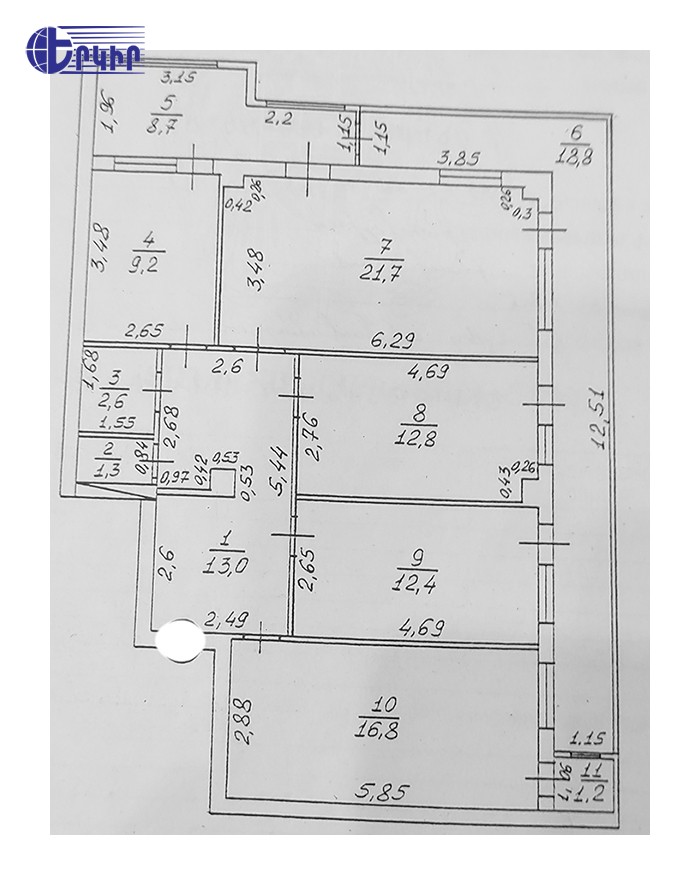 Բնակարաններ Կոդ` 3+40747