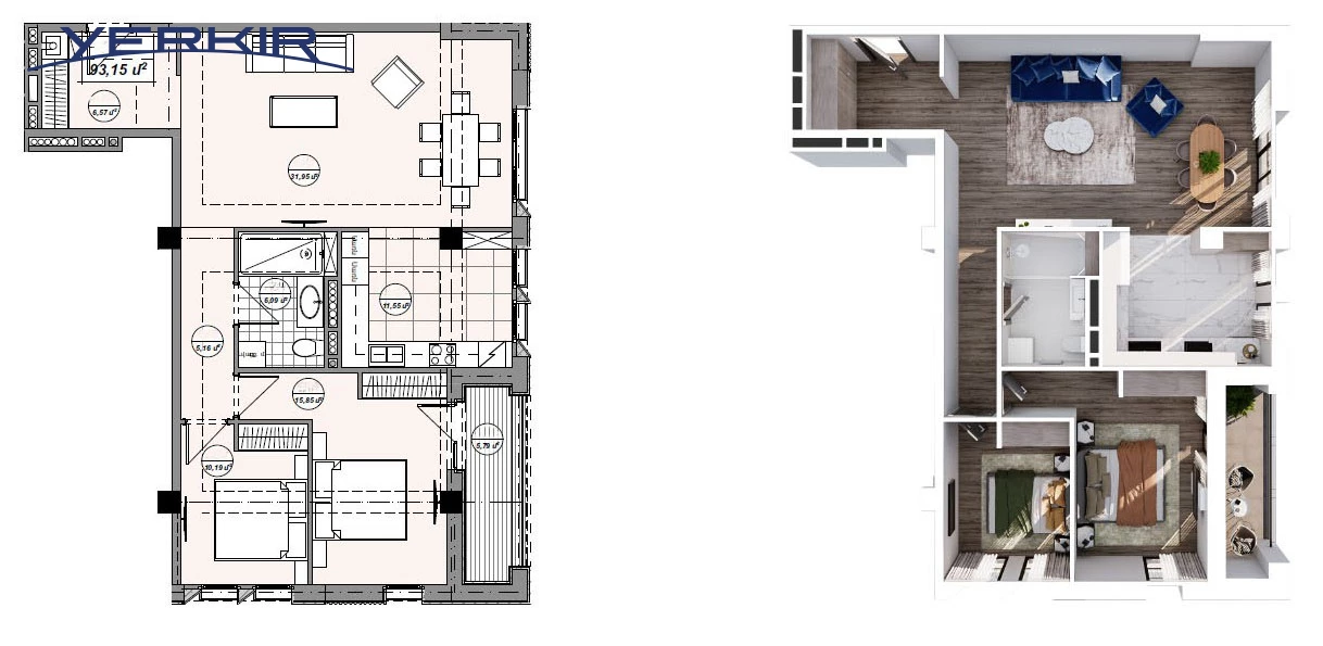 Квартиры Код 5+307344
