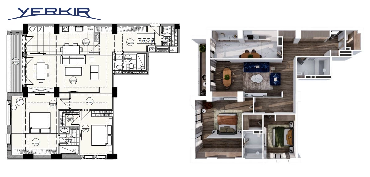 Բնակարաններ Կոդ` 5+307348