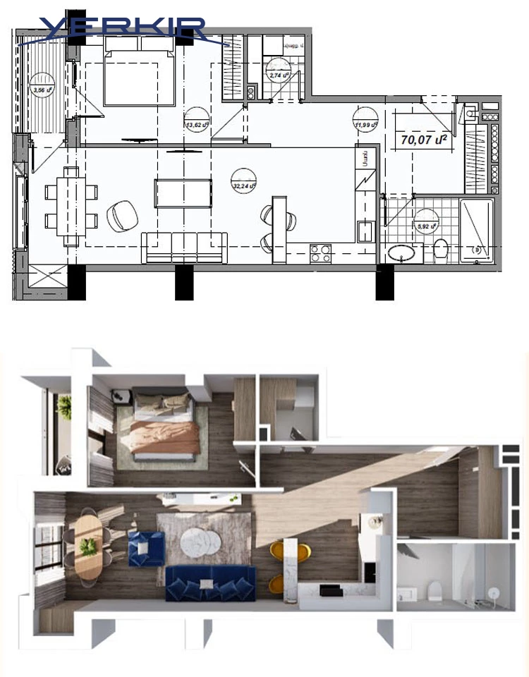 Apartments Code: 5+207349