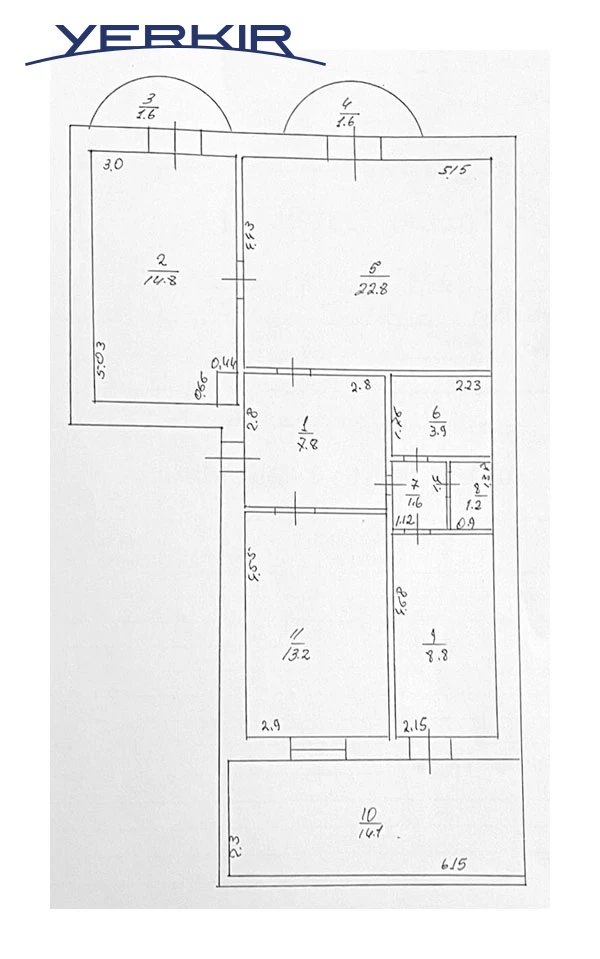 Квартиры Код 3+307505