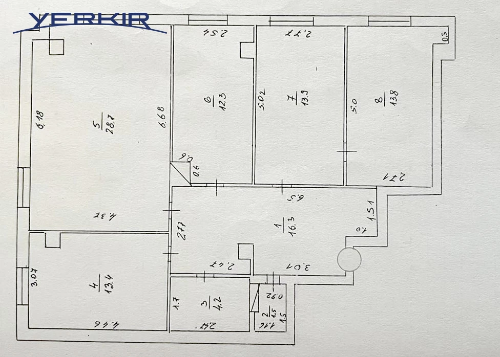 Квартиры Код 3+411300