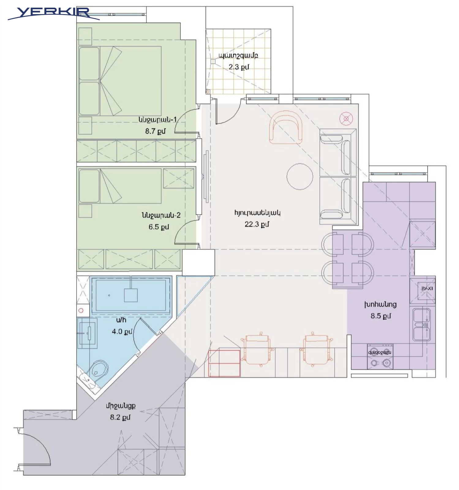 Apartments Code: 9+212056